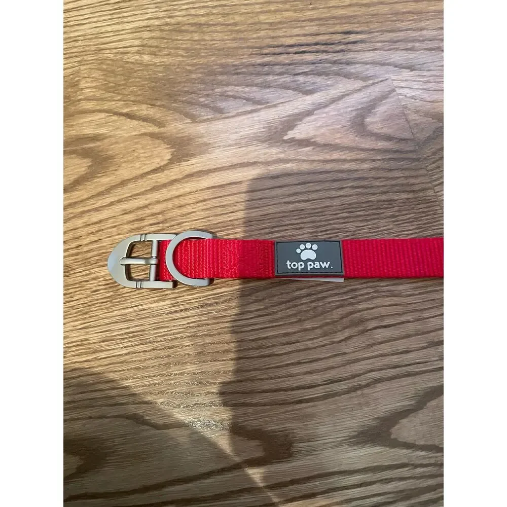 TOP PAW NWOT Red Dog Collar